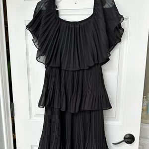 The Clothing Company Black Tiered Dress from Pink Blush